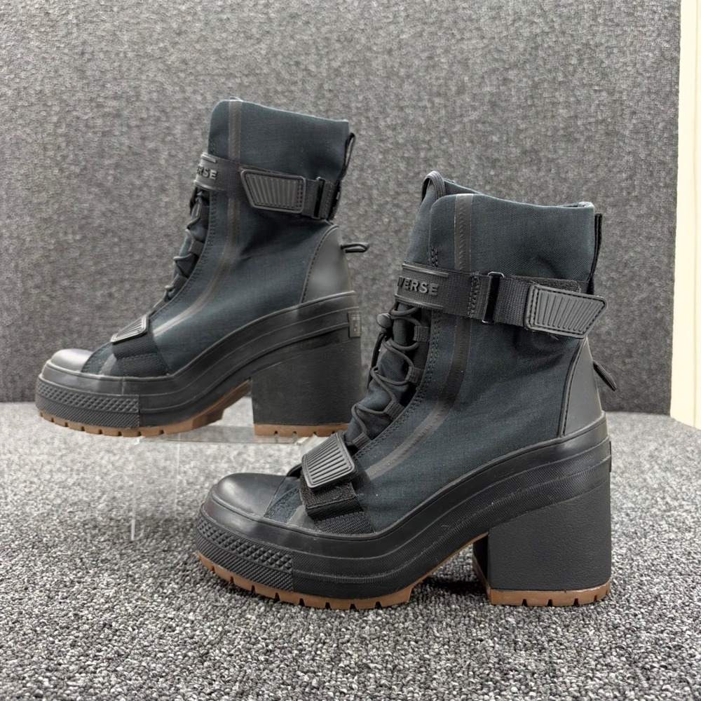 Converse Chuck Taylor All Star GR82 Tactical Boot Women 8 Black edgy punk grunge